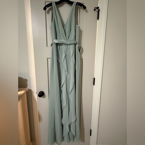 princess polly baby blue dress Dusty Sage Floral Bridal Party Robe
